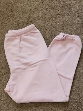 Aerie - Like New OTT Fleece Joggers In Club Pink - M